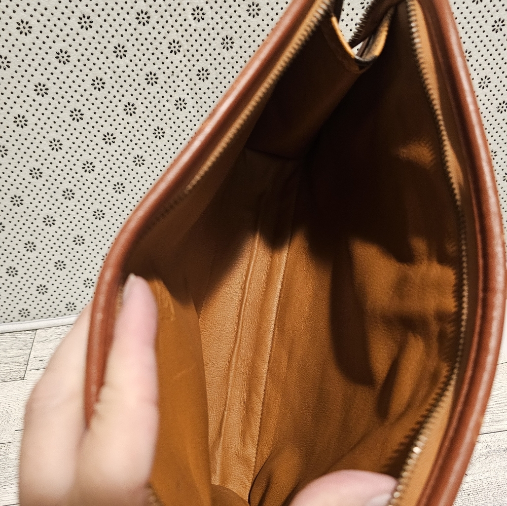 MCM Brown Leather Clutch Bag - Picture 10 of 15
